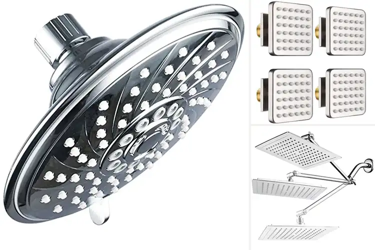 Detailed view of Best Rub-Clean Shower Jets