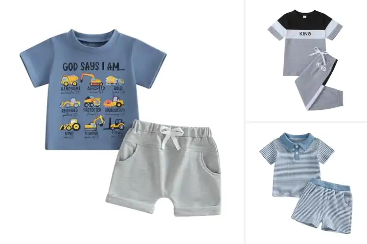 Detailed view of Best Short Sleeve Sets For Boys: 10 Stylish & Comfy Picks