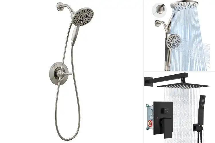 Detailed view of Best Shower Kit 2-Head Combo