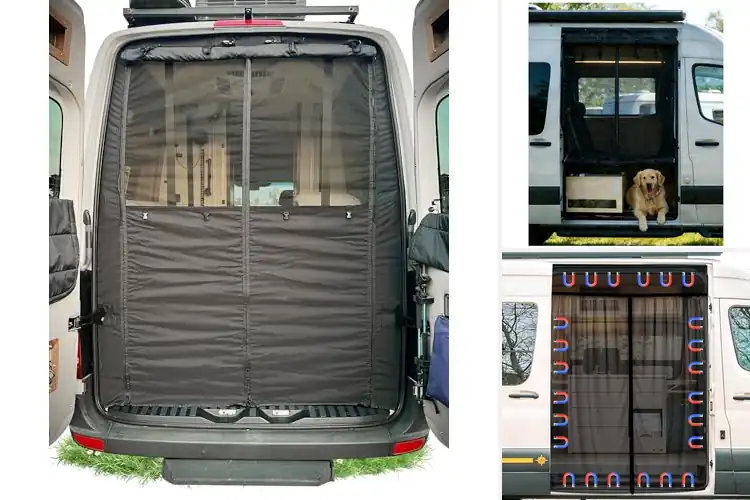 Detailed view of Best Sprinter Van Privacy Screens