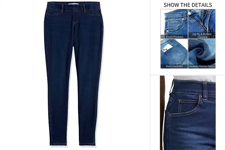 Detailed view of Best Stretchy Skinny Jeans for a Flattering, Comfy Fit