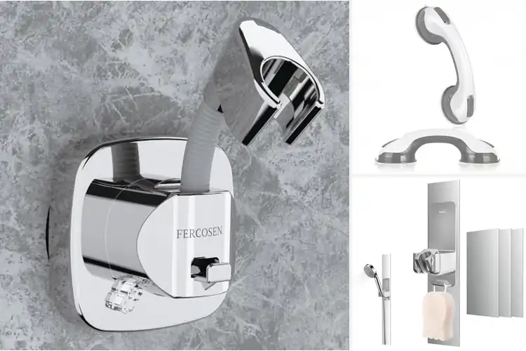 Detailed view of Best Tool-Free Shower Installations