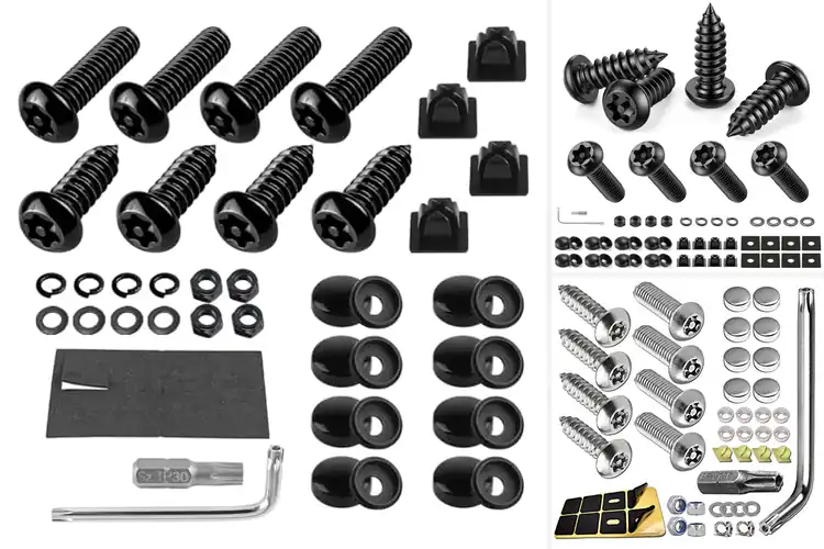 Detailed view of Best Universal License Plate Fasteners