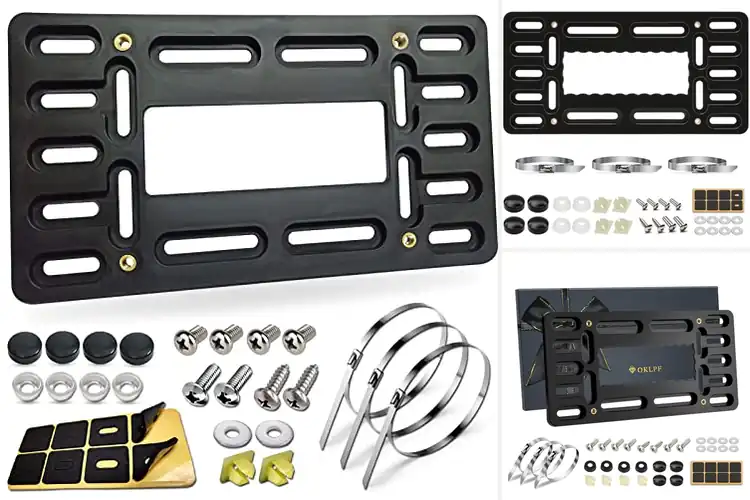 Detailed view of Best Universal License Plate Kits