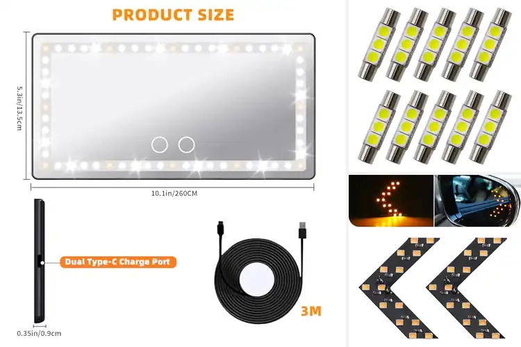 Detailed view of Best Universal Mirror Lights