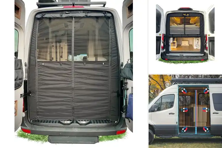 Detailed view of Best Van Flyscreen Meshes