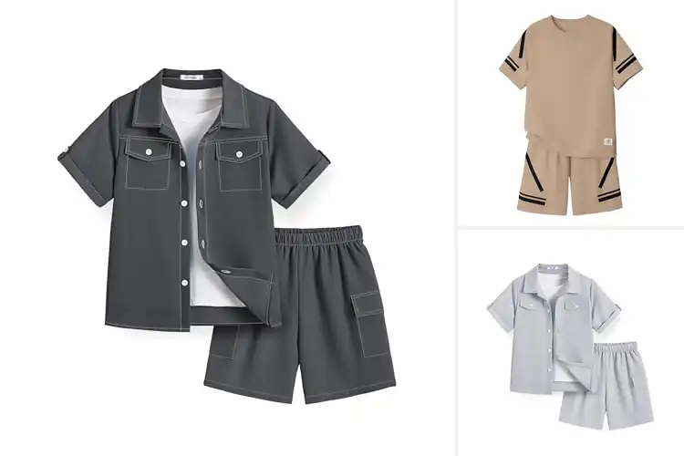Detailed view of Best Woven Shorts Sets For Boys: Cool, Comfy & Stylish Picks